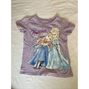 4T Disney girl clothes - 1 piece T shirt | Frozen Elsa and Anna theme